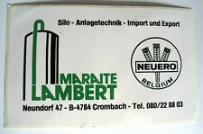 Werbe-Aufkleber Neuero Belgium