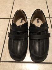 Original!LucRo by Schein Halbschuhe Yvonne  Leder Klettverschluss Schwarz  41