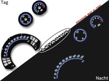 LETRONIX Plasma Tacho Tachoscheiben EL-Dash Smart For-Two 0-140km/h 7000U/min #