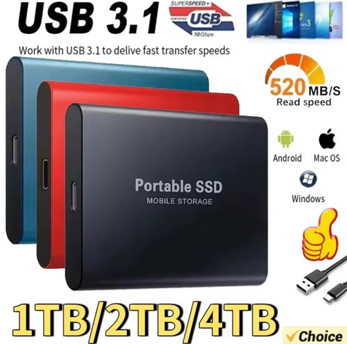 1tb 2tb 4tb externe - 1tb, ssd