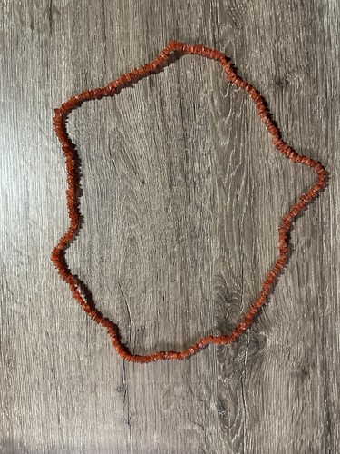 Echte rote korallen kette - echte,