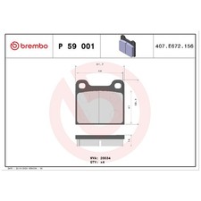 Satz Bremsbeläge Bremsklötze
