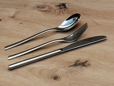 WMF Palermo 3teiliges Besteckset Cromargan Edelstahl Besteck Messer Gabel Löffel