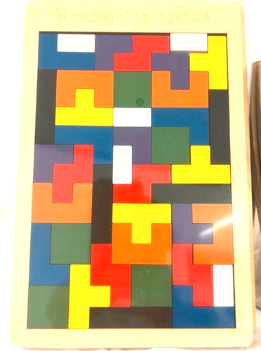 Wooden intelligence puzzle - wooden,
