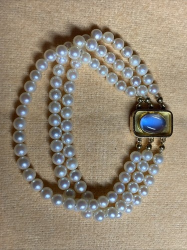 Perlenarmband reihig mit - perlenarmband, 3-reihig