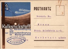 Kitzingen am M. Main, Kalkstickstoff z.Herbstdüngung u.Unkrautvernichtung 1931