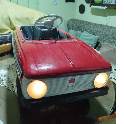 Kinder tretauto metall rot - kinder-tretauto,