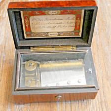 alte Spieluhr Walzenspieluhr 3