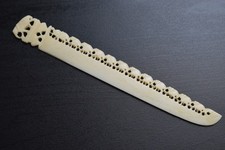 Brieföffner Bein Schnitzerei