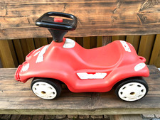 Rutscheauto, rot, mit Hupe, (Bobbycarverschnitt), top Zustand, allerdings Aufkle