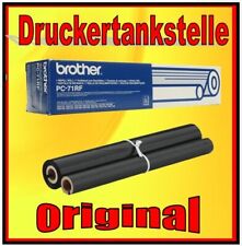2x original Brother PC-71 Thermotransferrolle Fax V1 Fax T 102 104 106 7  NEU 
