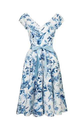 Hell bunny mittellanges kleid - hell,