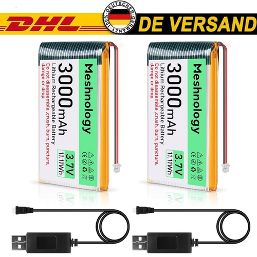3000mah li batterie - 2x,