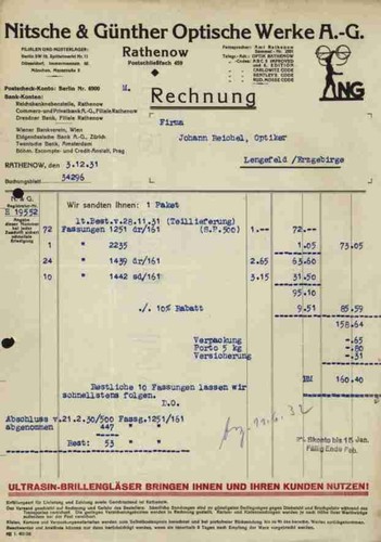 Nitsche günther optische - nitsche,