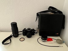Canon A-1 A1 analoge Spiegelreflexkamera SLR Set mit 2 Objektiven Zubehörpaket