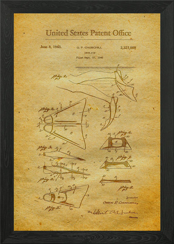 Schwimmflosse patent 1943 - 29,