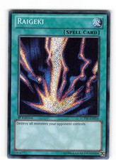 Yugioh RAIGEKI , lcyw-en054 Secret Rare englisch Excellent 1. Auflage
