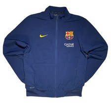 FC Barcelona Nike Dri Fit Big Logo Trainingsjacke Vintage Fußball Y2K 00s Herren