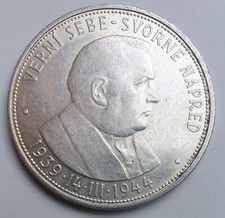 50 Kronen 1944, Slowakei, 700er Silber 