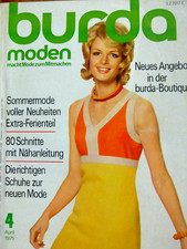 altes Burda Modeheft Ausgabe 4