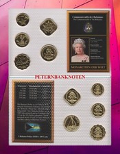BAHAMAS  KMS. 1974-2016 Unc  24k gold plated❇️GRATIS VERSAND DE❇️. #6695#