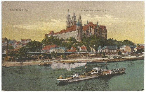 Meissen schiff elbe - schiff,, elbe-dampfer