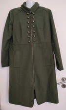 BPC Damen Mantel Größe 42 Zipperreißverschl. Moosgrün Military neu & ungetragen