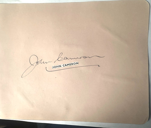 John cameron musician - john,