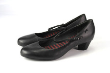 Camper Gr.41 Damen Halbschuhe Ballerinas Slipper Loafers Leder Schwarz TOP H 548