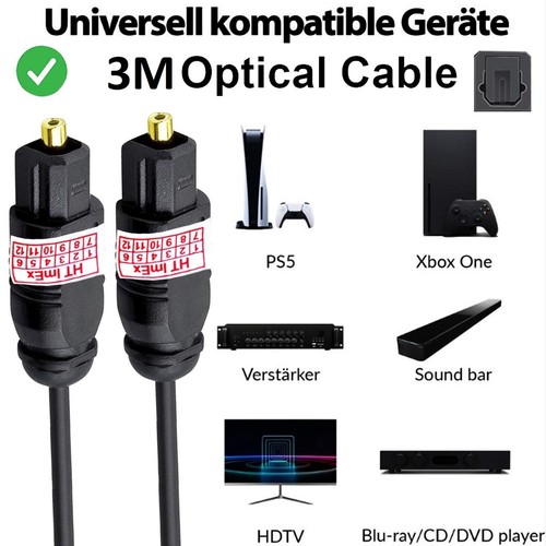 Digital optisches cable - 3m,