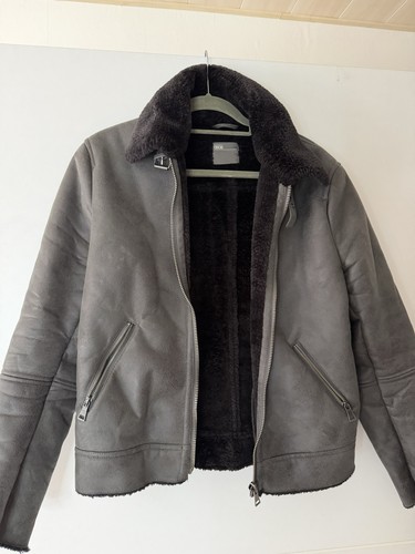 Lammfellimitat mantel jacke - lammfellimitat-mantel,