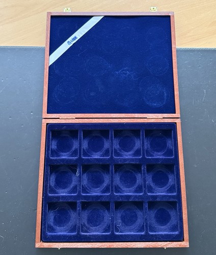 Echtholz münzkassette mit - mit, 12