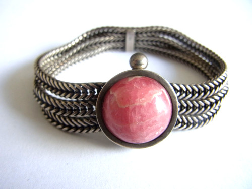 Vintage armband silber - 835, +