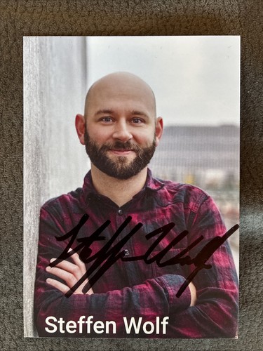 Autogrammkarte steffen wolf - steffen,