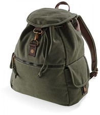 Vintage Canvas Backpack /