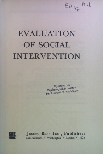 Evaluation social - of,