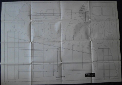 Bauplan dornier 335 - dornier, do