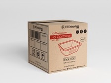 Alufolie Lebensmittelbehälter