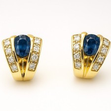 18K Gelbgold Ohrstecker 750 |