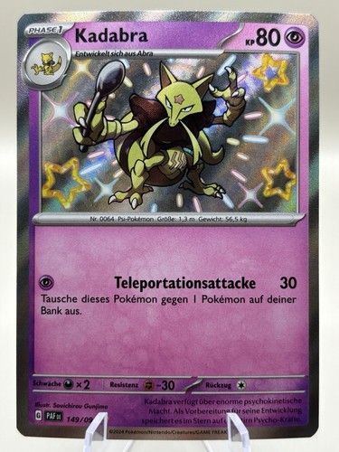 Pokemon karte kadabra shiny - karte,