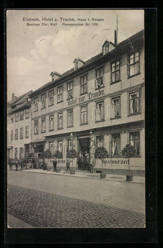 Einbeck ansichtskarte hotel - einbeck,,