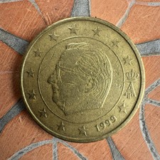 Belgien 50 -Euro Cent Münze 1999 Umlaufmünze Kursmünze Gedenkmünze Sammelmünze 