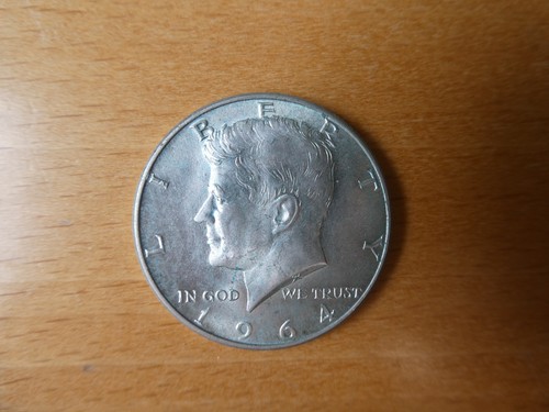 Usa half dollar 1964 john - half, f