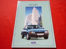 FORD Escort C CL Bravo Ghia XR3i RS Turbo Cabrio Prospekt + Preisliste von 1988