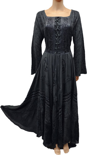 Maxikleid langarm - maxikleid,