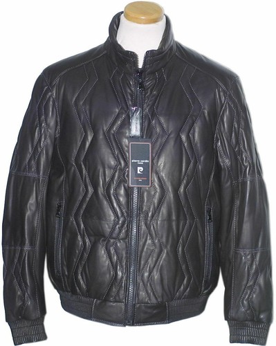 Pierre cardin lederjacke jacke - pierre,