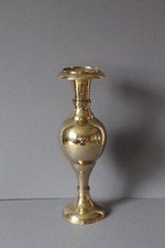 edle floral verzierte Tischvase Blumenvase Vase Messing 122312