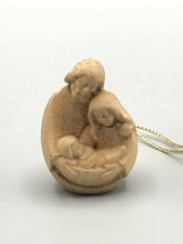 Kleine Holz Krippe Anhänger