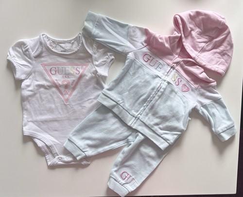 Guess baby strampler set 3tlg - guess,