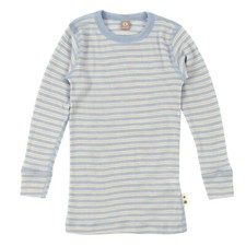 DILLING Kinder Langarmshirt 5352-112-148 Blau gestreift / 98 – 116 / Baselayer